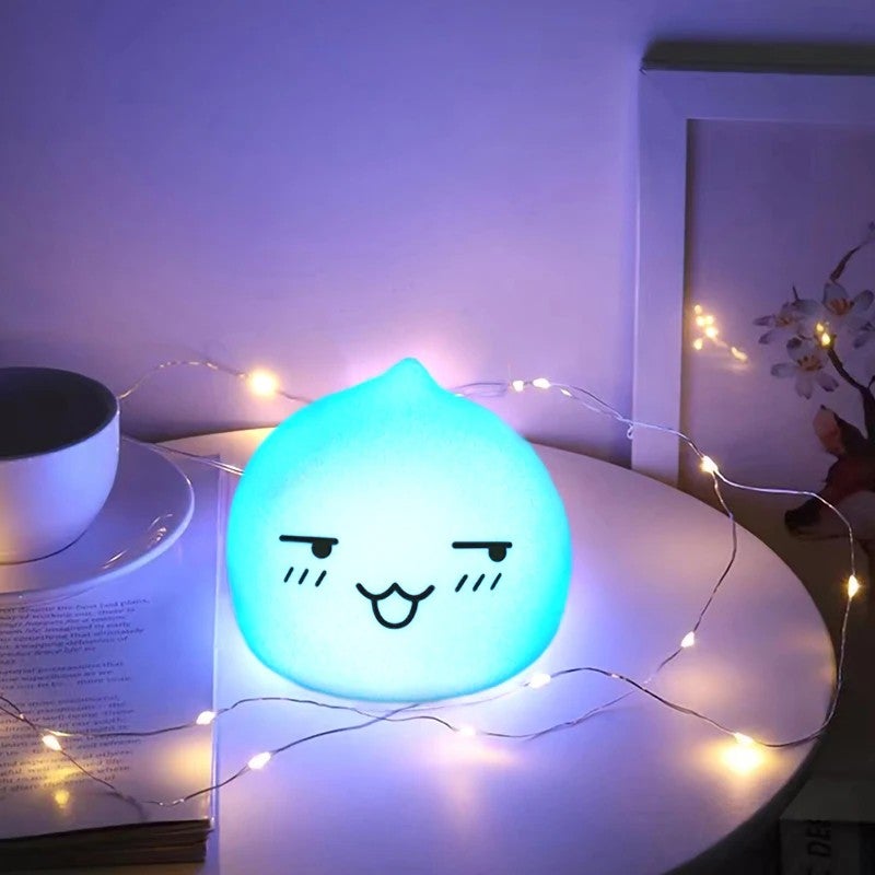 Bluejw Soft Silicone Kids Night Light, Dimmable Rechargeable Baby Night Lights for Kids, Night Light Lamp - Gifts for Boys & Girls - Image 2